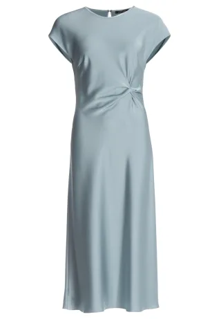 SWING - Slip Dress aus Satin mit Twist Detail ice blue - Gr. - 38