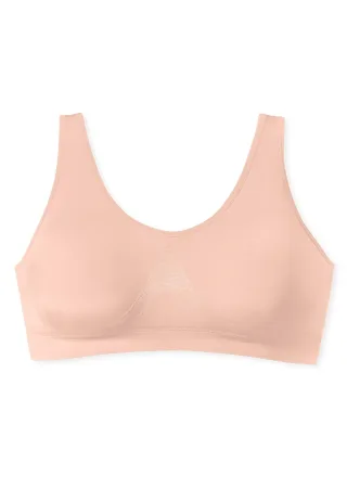 SCHIESSER - Bustier mit removable Pads peach whip - Gr. - S