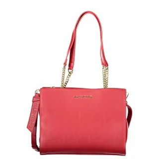 Mario Valentino Rosso Poliurethan Damenhandtasche