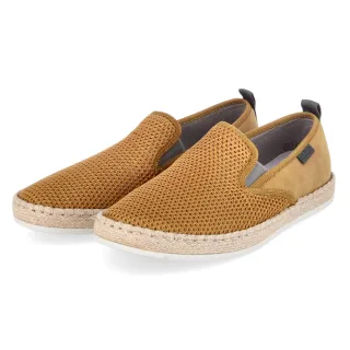 Rieker Espadrilles  Gelb - Gr. 41 -  Leder und Textil