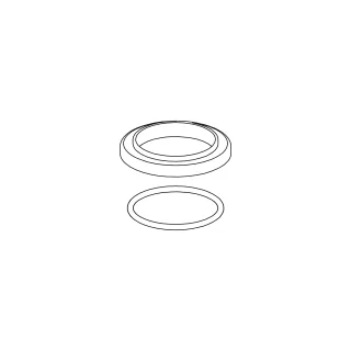 KWC ACTIVO Rosette komplett, chromeline 538140