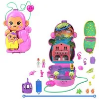 Mattel® Minipuppe Mattel HWP04 - Polly Pocket Affenmama und Baby