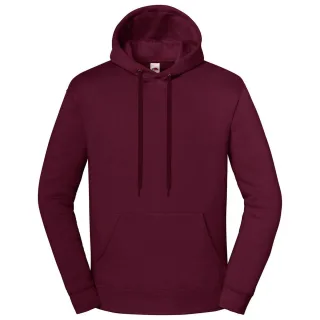Fruit of the Loom - "Iconic Premium" Sweatshirt für Herren/Damen Unisex, mit Kapuze (Burgunderrot)