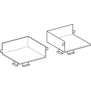 Geberit Schubladen Stauraum-Set, Acanto zu allen WaschtischU 90, 243946001 243946001