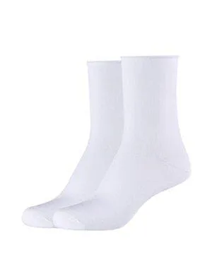 s.Oliver Red Label - Basic-Socken (2 Paar) weiß - Gr. - 38
