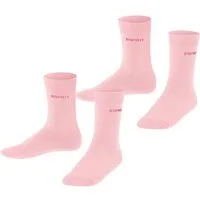 Esprit Socken Foot Logo (2 Paar) kurz, verstärkt, hochwertig, uni