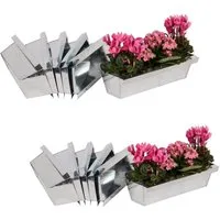 UNUS GARDEN Blumenkasten Blumenkasten mit Kante für Paletten (12 St), Pflanzgefäße für Europaletten, Garten oder Balkon