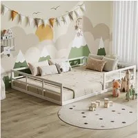 VitaliSpa® Kinderbett Minno, Weiß, 205 x 145 cm ohne Matratze (1-tlg)