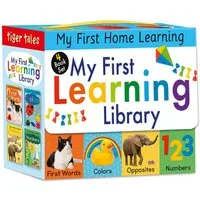 My First Learning Library 4-Book Boxed Set / Lauren Crisp, Includes First Words, Colors, Opposites, and Numbers