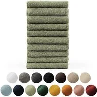 Blumtal Gästehandtücher Premium 10er Set Gästehandtücher rechteckig 30x50cm, Frottee (10-St), Handtücher Set, 100% Baumwolle