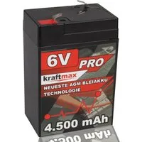 kraftmax Industrial Pro Bleiakku [ 12V / 4,5Ah ] AGM Hochleistungs- Blei Akku Bleiakkus