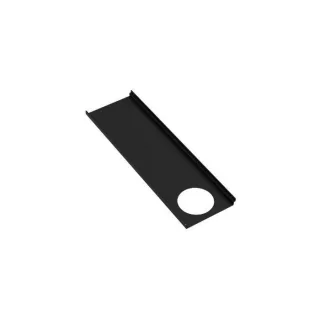 Hewi Ablage 950.13.0015DC 102x360mm, schwarz tiefmatt, Loch rechts
