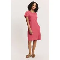 Tranquillo Sommerkleid Jerseykleid Inoaa aus Biobaumwolle und Leinen Nachhaltiger Leinen-Baumwoll-Mix mit Relaxed Fit