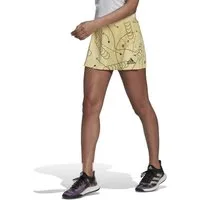adidas Performance Tennisrock Club Graphic Aeroready (integrierte Tight mit Balltaschen) gelb Damen