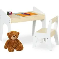 relaxdays Kindersitzgruppe mit Stuhl, (2-tlg)