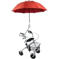 Rolko Kohlgrüber GmbH Rollator Regenschirm für Rollator aus Microfaser mit Halterung
