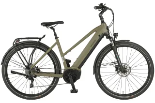 Prophete "Entdecker 4.0" 10 Gang microSHIFT XLE Schaltwerk Kettenschaltung Mittelmotor 250 W Pedelec, Elektrofahrrad für Damen