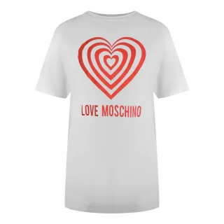 Love Moschino - "Hypno" T-Shirt für Damen (Weiß)