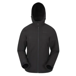 Mountain Warehouse Damen/Damen Exodus Atmungsaktive Soft Shell Jacke (Schwarz)