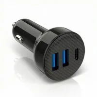 CSL KFZ Ladegerät Auto Ladegerät USB A & C, Schnellladegerät 40 Watt KFZ-Netzteil (USB-C & USB-A, Zigarettenanzünder, Power Delivery & Quick Charge)