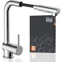 Eisl Spültischarmatur mit Geschirrbrause, Wasserhahn Küche ausziehbar in Chrom
