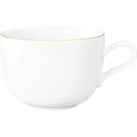 Seltmann Weiden Tasse Liberty - Goldrand, 1-tlg., Porzellan, Milchkaffeeobertasse 0,38 l