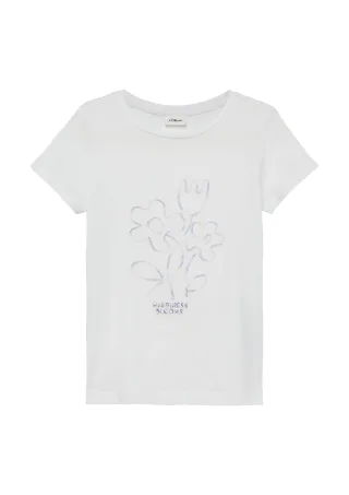s.Oliver - T-Shirt weiß - Gr. - 134