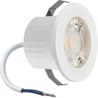 Braytron LED Einbaustrahler 3W LED Einbauspot Einbauleuchte Spot 4000K 240 Lumen 230V IP54 Weiß, Neutralweiß, 3w, 210 Lumen, Neutralweiß, Ø44 x 28 mm, Weiß, Lochmaß: Ø32, rund, IP54