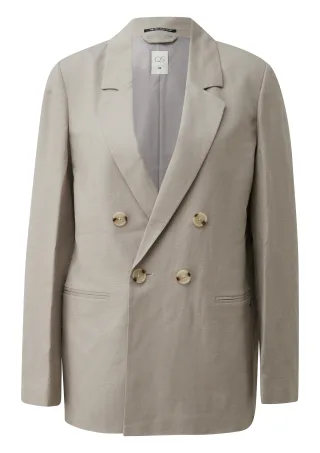 qs - Indoor-Blazer beige - Gr. - 40