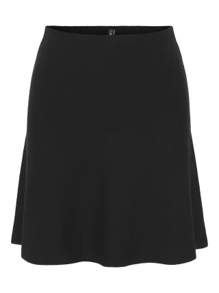 ONLY - ONLMELLII SHORT SKIRT KNT Black - Gr. - M