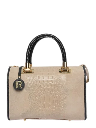 Isabella Rhea Beige Rindsledertasche