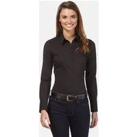 Vincenzo Boretti Klassische Bluse tailliert stretch