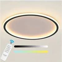 Ailiebe Design LED Deckenleuchte LED Deckenlampe 40 cm – Dimmbar mit Fernbedienung, LED fest integriert, Ultraflache Wohnraum-Leuchte, 42 W, 3000–6000 K, mit Memory-Funktion