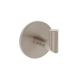 VitrA Origin Handtuchhaken rund d: 6 cm Wandmontage Ausladung 6 cm Nickel gebürstet,A4488434 A4488434
