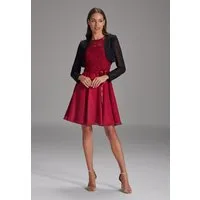 SWING Boleroblazer - Bolero aus Chiffon Figurbetonter Schnitt