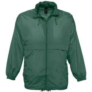 SOLS Unisex Surf Windbreaker / Jacke, besonders leicht (Tannengrün)