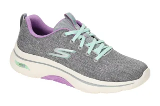 Skechers 125311/GYLV GO WALK ARCH FIT 2.0 - VIVID SUNSET Damen Sneaker grau/lila