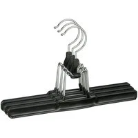 Haushalt International Kleiderbügel Hosenspanner-Set 3-tlg. aus Metall mit PVC-Beschichtung, (1-tlg)