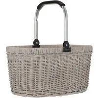 anndora Einkaufskorb Weidenkorb mit Alurahmen 22 L, 22 l