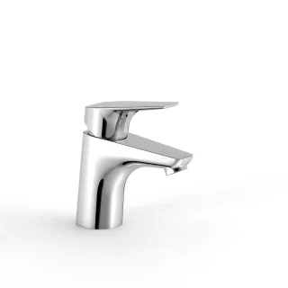 Tres Ökologischer Einhebel Waschtischmischer G3/8" flexible Anschlussschläuche, 21710401 21710401