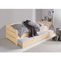 OTTO home Daybett "REETE " Kinderbett, mit Schubkasten, 2 Schlafplätze, FSC® zertifiziertes Massivholz (Kiefer), klassischer Landhausstil