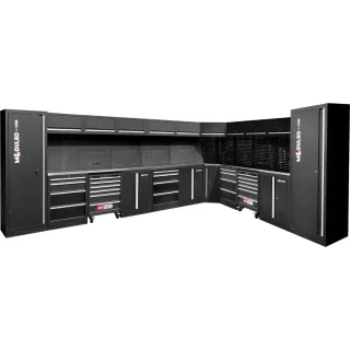 KS TOOLS Werkstatt-Schranksystem, L-Form, 4760 x 3400 mm - 866.6290