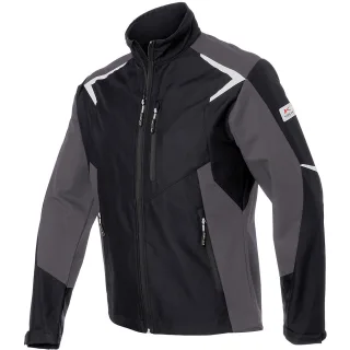 KÜBLER BODYFORCE Softshell Jacke schwarz/anthrazit XXL - 1425 5375-9997-XXL