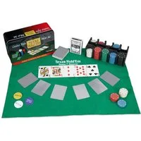 relaxdays Spiel Pokerset groß