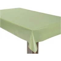 laro Tischdecke Wachstuchtischdecke Uni Apfelgrün PVC Eckig