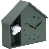 Karlsson Uhr Kuckucksuhr Peeking Doggy Jungle Green
