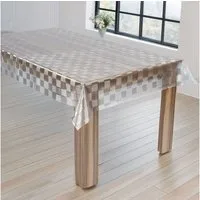 laro Tischdecke Laro Premium Line 0,3mm weich transparente Tischdecke Folie PVC Karo