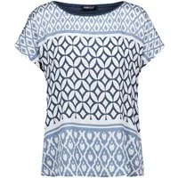 FRANK WALDER Blusenshirt mit modernem Print