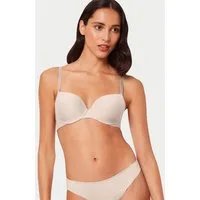 Triumph Balconette-BH Pure Micro nahezu unsichtbar, geformte Cups, Microfaser, wattiert