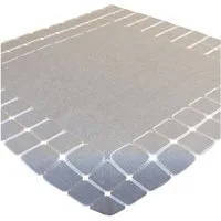 texpot Tischdecke Tischläufer Stickerei Quadrate modern Tischdeko (1-tlg)